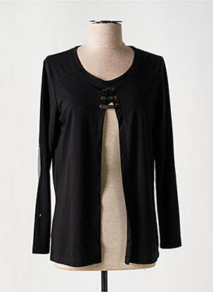 T-shirt manches longues manches longues noir THALASSA femme