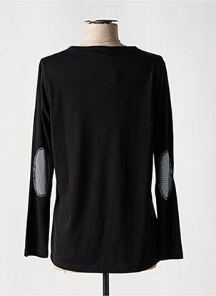 T-shirt manches longues manches longues noir THALASSA femme