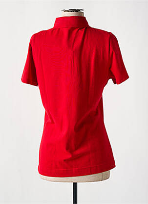 Polo stretch manches courtes rouge MERI & ESCA femme