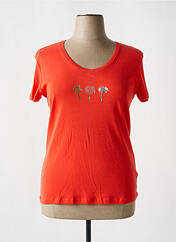 T-shirt orange THALASSA pour femme seconde vue