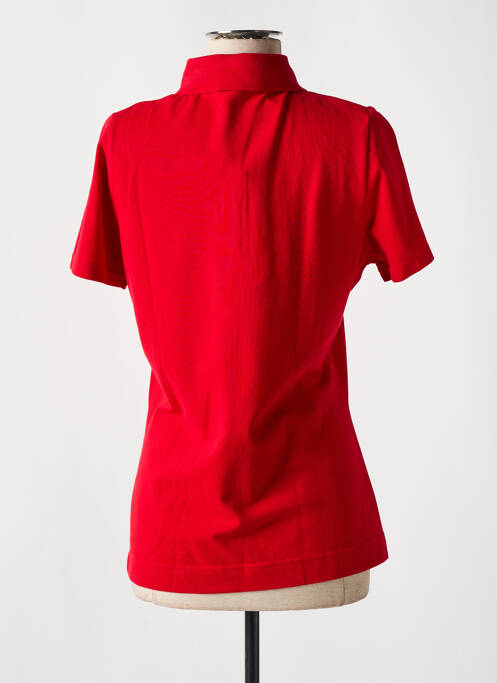 Polo stretch manches courtes rouge MERI & ESCA femme