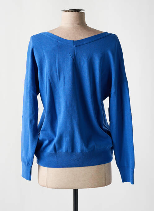 Gilet manches longues bleu GRIFFON pour femme