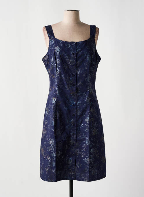 Robe mi-longue bleu S.QUISE pour femme