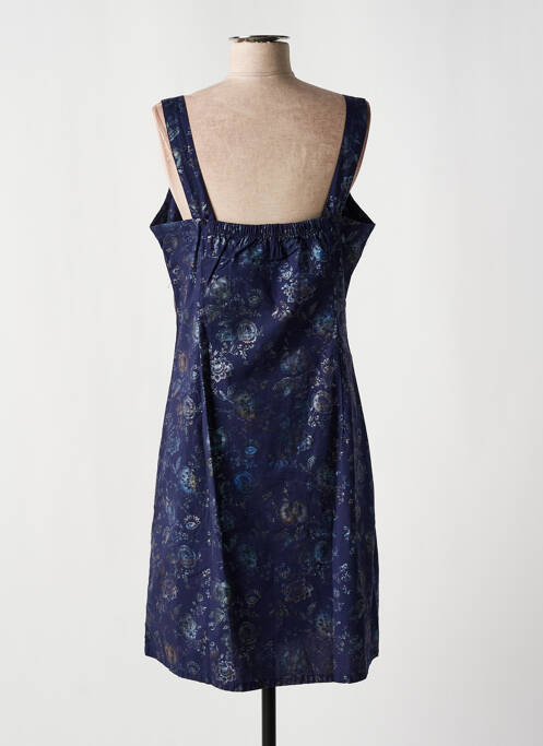 Robe mi-longue bleu S.QUISE pour femme