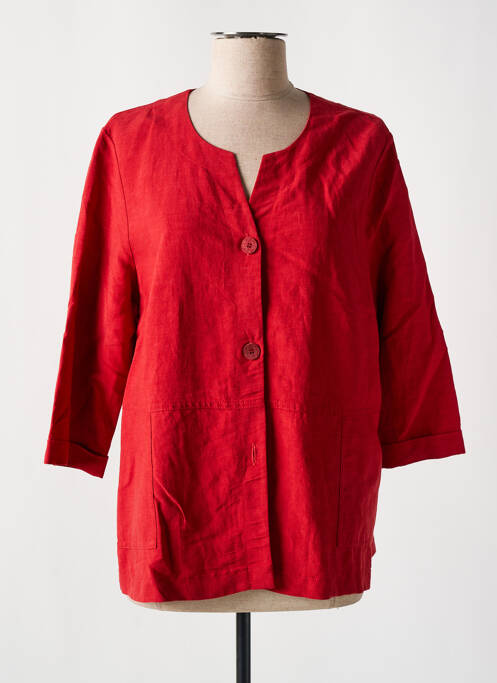 Veste casual rouge GRIFFON pour femme