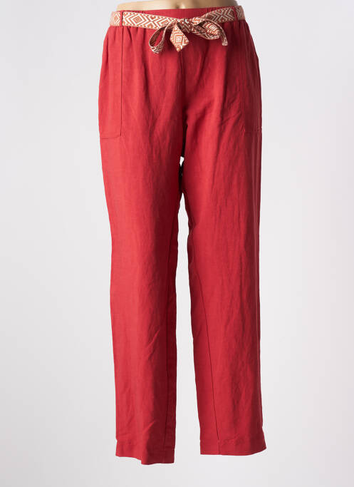 Pantalon droit rouge GRIFFON pour femme