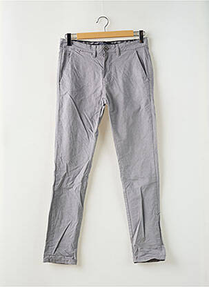 Pantalon chino stretch taille normale gris BRUCE & BUTLER  homme
