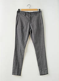Pantalon slim stretch taille normale gris BRUCE & BUTLER  homme