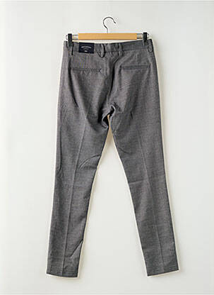 Pantalon slim stretch taille normale gris BRUCE & BUTLER  homme