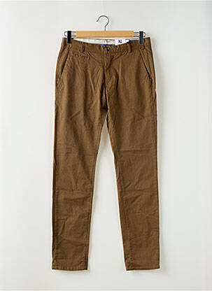 Pantalon chino stretch taille normale marron GARCIA homme