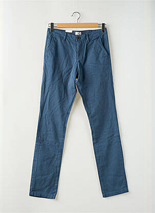 Pantalon chino stretch taille normale bleu JACK & JONES homme