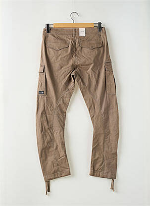 Pantalon cargo poches taille normale beige JACK & JONES homme