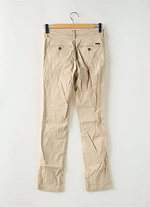 Pantalon chino stretch taille normale beige JACK & JONES homme