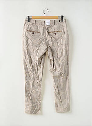 Pantalon chino tissage chiné taille normale beige JACK & JONES homme