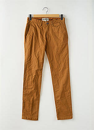 Pantalon chino stretch taille normale marron LE FABULEUX MARCEL DE BRUXELLES homme