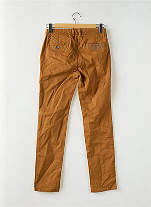 Pantalon chino stretch taille normale marron LE FABULEUX MARCEL DE BRUXELLES homme