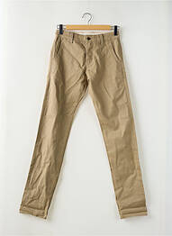 Pantalon chino poches taille normale beige R.D.D (ROYAL DENIM DIVISION) homme