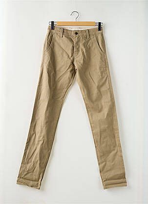 Pantalon chino poches taille normale beige R.D.D (ROYAL DENIM DIVISION) homme