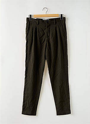 Pantalon slim stretch taille normale vert SELECTED homme