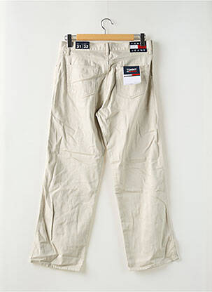Jeans coupe large poches taille normale beige TOMMY HILFIGER homme