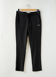 Pantalon slim stretch taille normale marron TOURIST LEMC homme