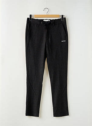 Pantalon slim stretch taille normale marron TOURIST LEMC homme
