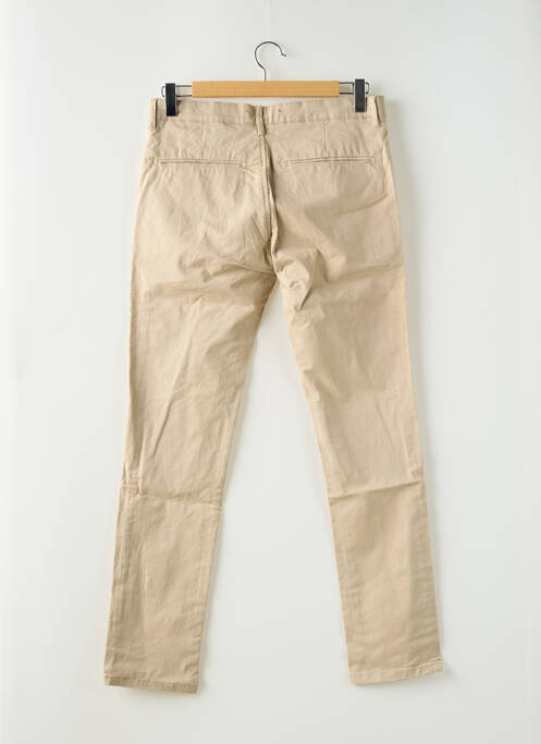 Pantalon chino stretch taille normale beige BRUCE & BUTLER  homme
