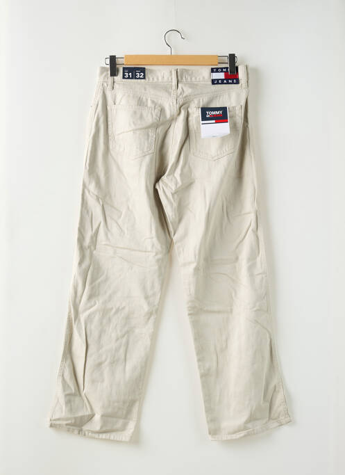 Jeans coupe large poches taille normale beige TOMMY HILFIGER homme