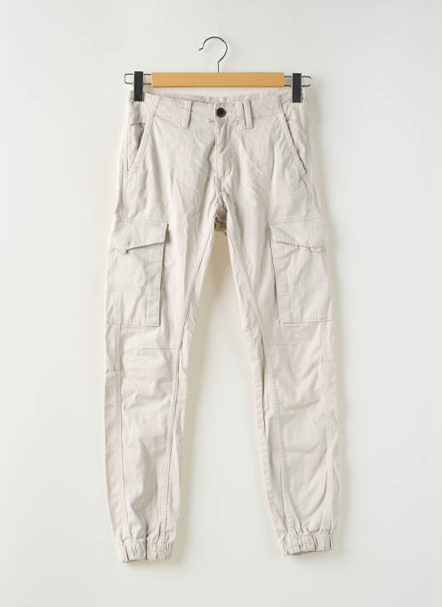 Pantalon cargo beige JACK & JONES pour homme