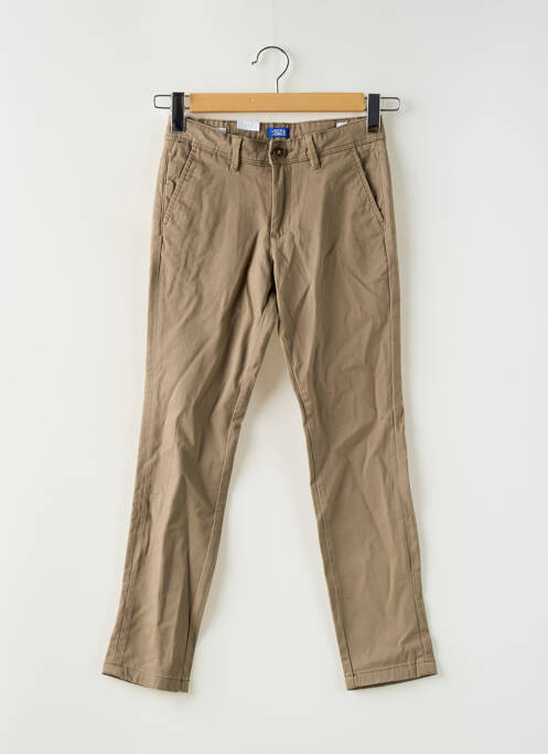 Pantalon chino beige JACK & JONES pour garçon