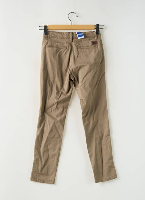Pantalon chino beige JACK & JONES pour garçon
