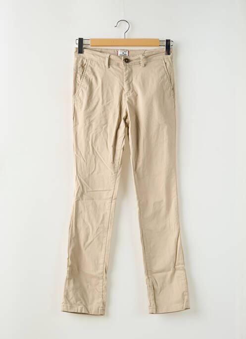 Pantalon chino beige JACK & JONES pour homme