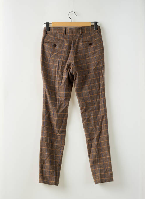 Pantalon slim marron L'IMPECCABLE MARCEL pour homme