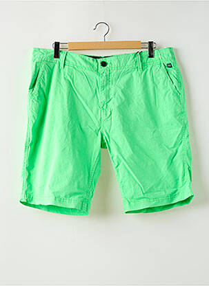 Bermuda taille à pinces taille normale vert PETROL INDUSTRIES homme
