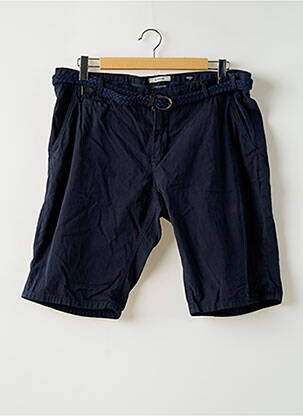 Bermuda taille à pinces taille normale bleu GARCIA homme