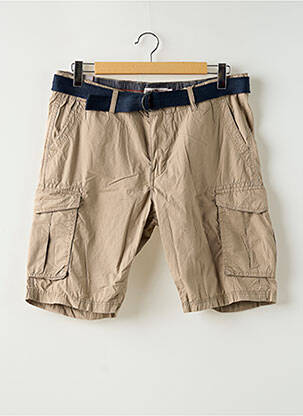Bermuda multipoches taille normale marron PETROL INDUSTRIES homme