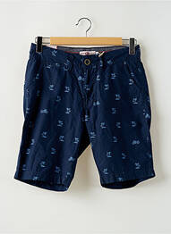 Bermuda taille à pinces taille normale bleu PETROL INDUSTRIES homme