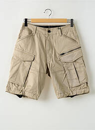 Bermuda multipoches taille normale beige G STAR homme