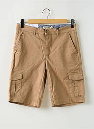 Bermuda multipoches taille normale marron PRIVATE BLUE homme