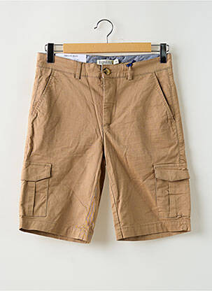 Bermuda multipoches taille normale marron PRIVATE BLUE homme