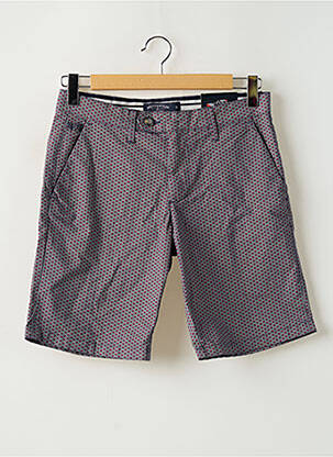 Bermuda taille à pinces taille normale rouge BRUCE & BUTLER  homme
