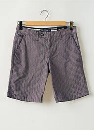 Bermuda taille à pinces taille normale rouge BRUCE & BUTLER  homme