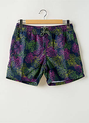 Short de bain imprimé tie and dye bleu PETROL INDUSTRIES homme