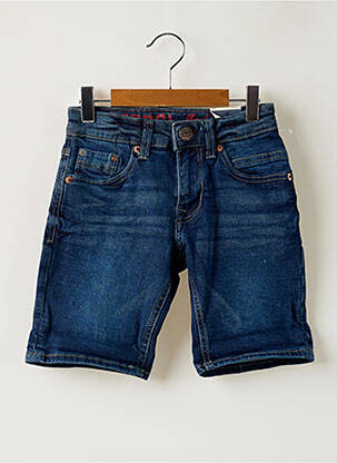 Bermuda tissage denim taille ajustable bleu PETROL INDUSTRIES garcon