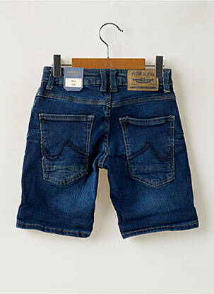 Bermuda tissage denim taille ajustable bleu PETROL INDUSTRIES garçon