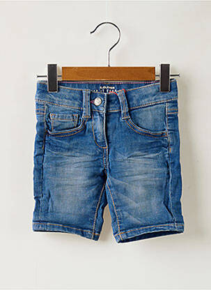 Bermuda slim taille ajustable bleu S.OLIVER fille