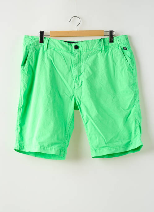 Bermuda taille à pinces taille normale vert PETROL INDUSTRIES homme