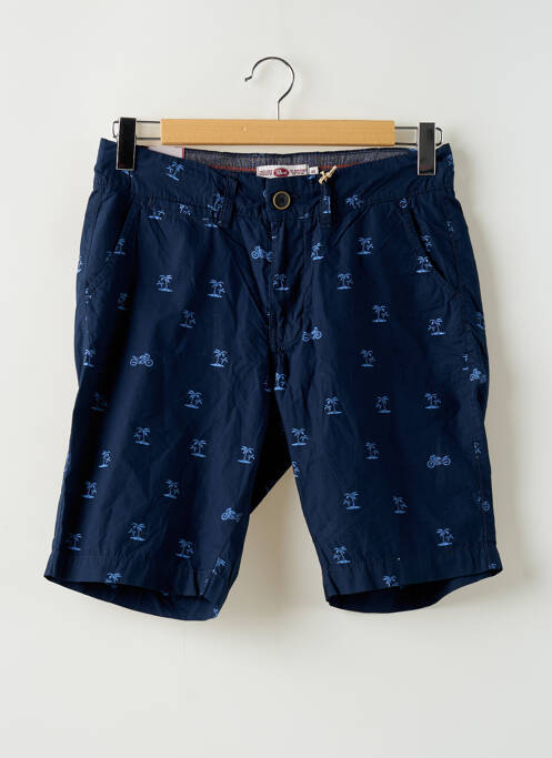 Bermuda taille à pinces taille normale bleu PETROL INDUSTRIES homme