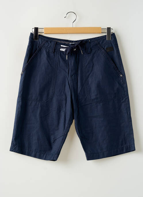 Bermuda stretch taille normale bleu TOM TAILOR homme