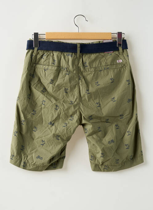Bermuda taille à pinces taille normale vert PETROL INDUSTRIES homme